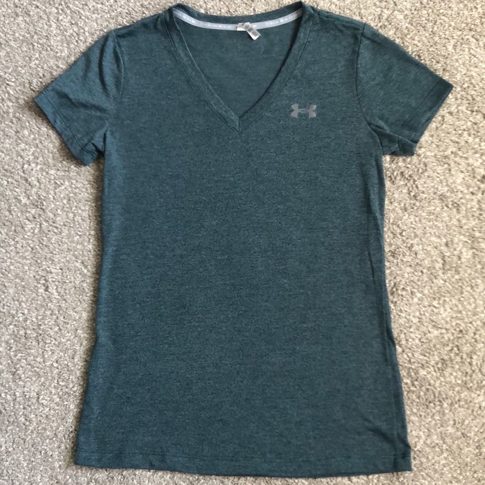 Under Armour Threadborne V-Neck Short Sleeve - image 1